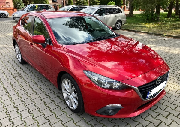 Mazda 3 cena 48800 przebieg: 194000, rok produkcji 2014 z Leszno małe 407